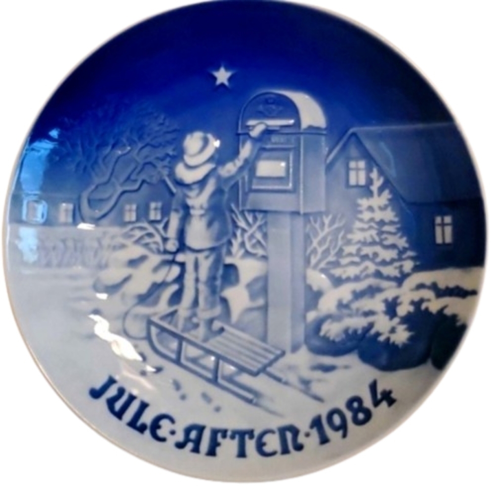 Vintage 1984 Bing & Grondahl 7" Collectable Plate Jules After Christmas 🎄 ✉️